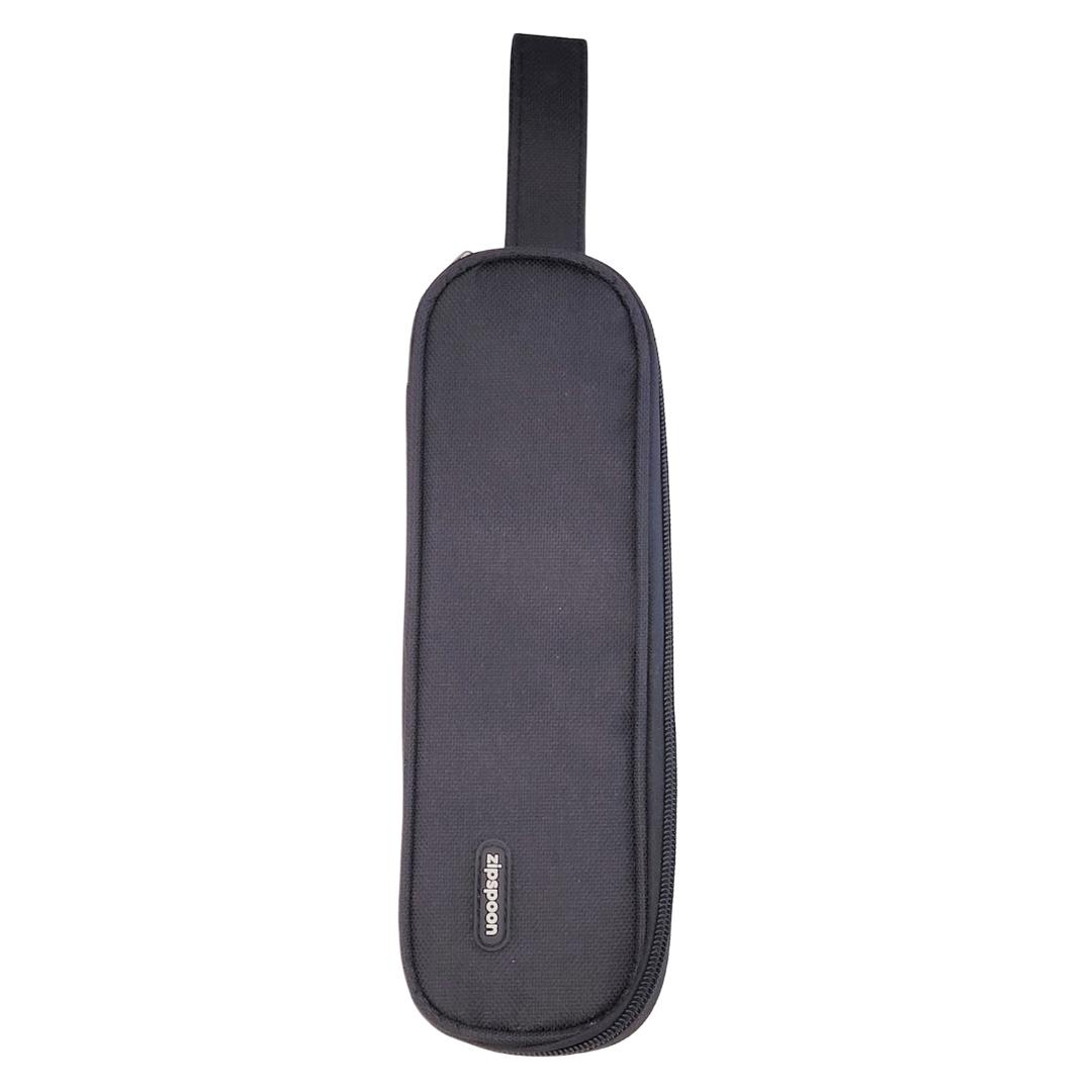 Portable Black Stainless Steel Cutlery Set – Zipspoon